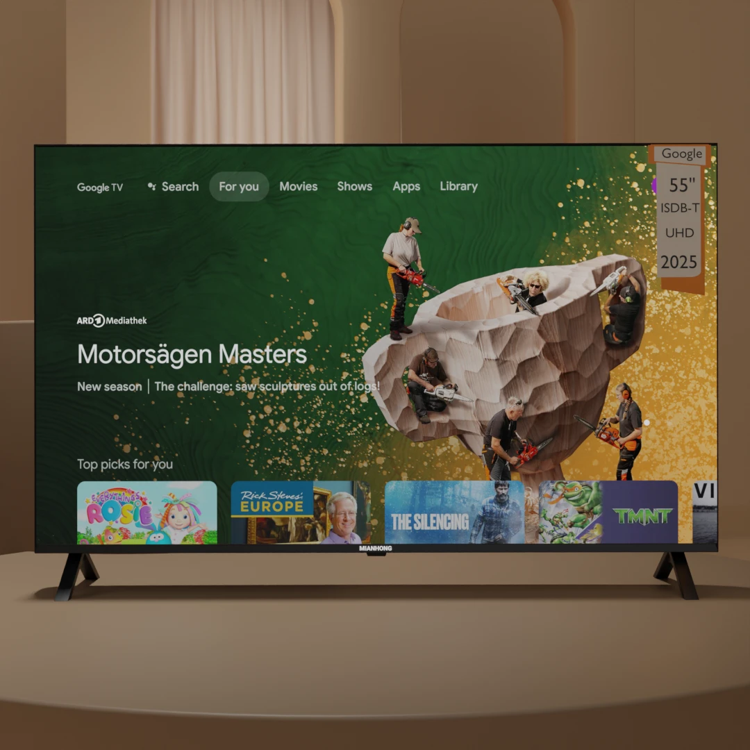Google TV 55 inch with UI available.