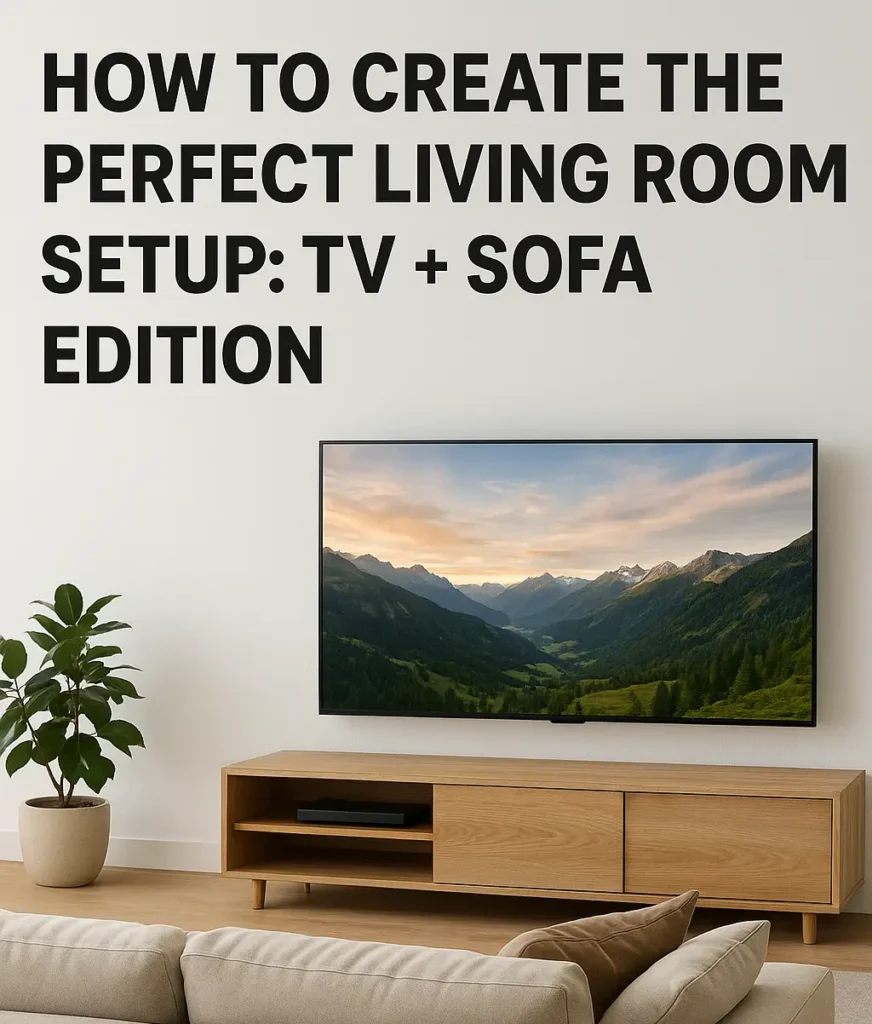 Article sofa tv combination featured image