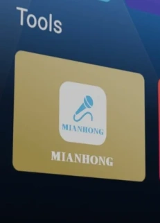 Customized KTV software on an Android TV