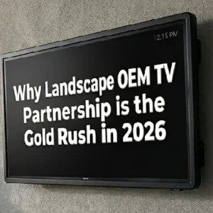 Featured Image of article why landscape oem tv partership is the gold rush in 2026.