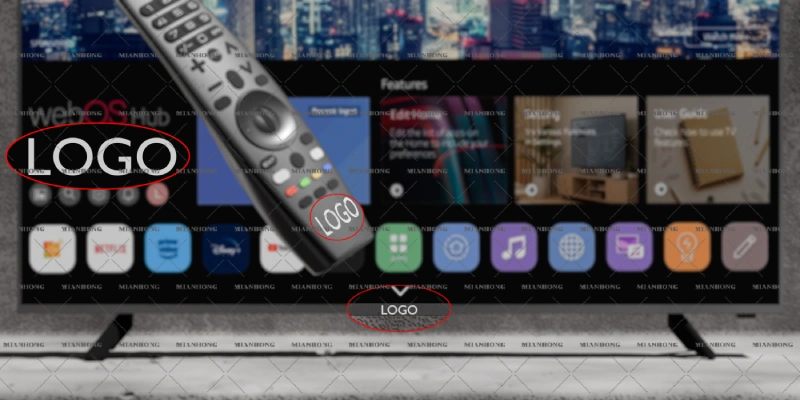 customize LOGO on TV's bezel, remote, and system UI.