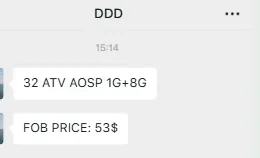 wechat history, 32 inch analog tv with aosp 1G+8G FOB price 53$USD